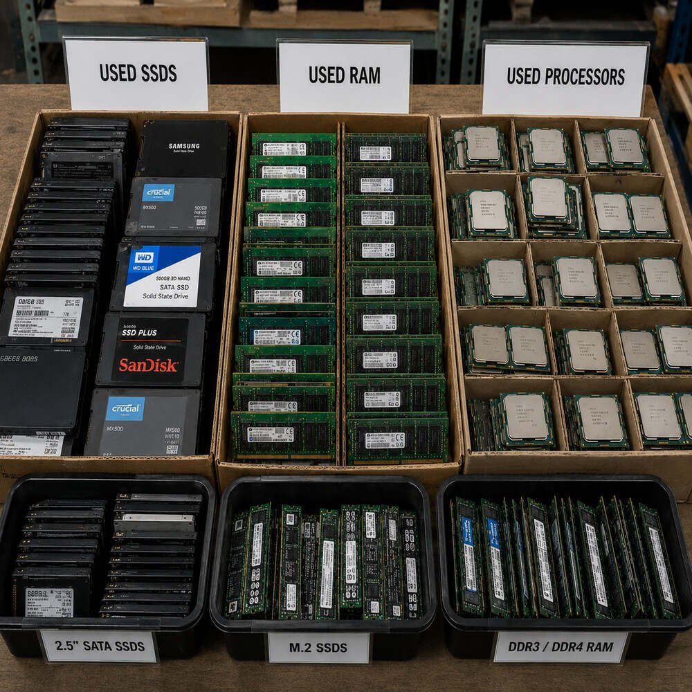 used rams ssd